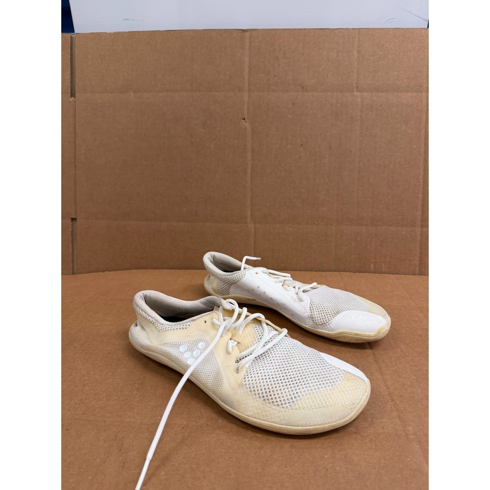 VivoBarefoot Primus Lite III Lace Up Running Shoes Bright White Women Size 39 EU